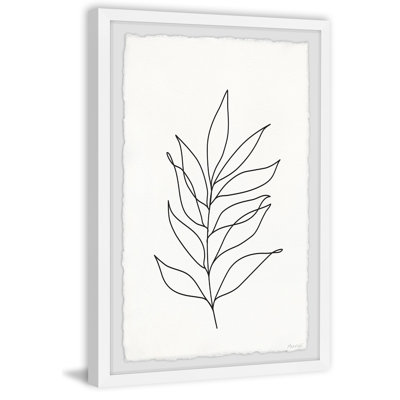 Leaf Shape - Single Picture Frame Painting