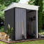 Aundreya 14 ft. W x 8 ft. D Metal Pent Tool Shed