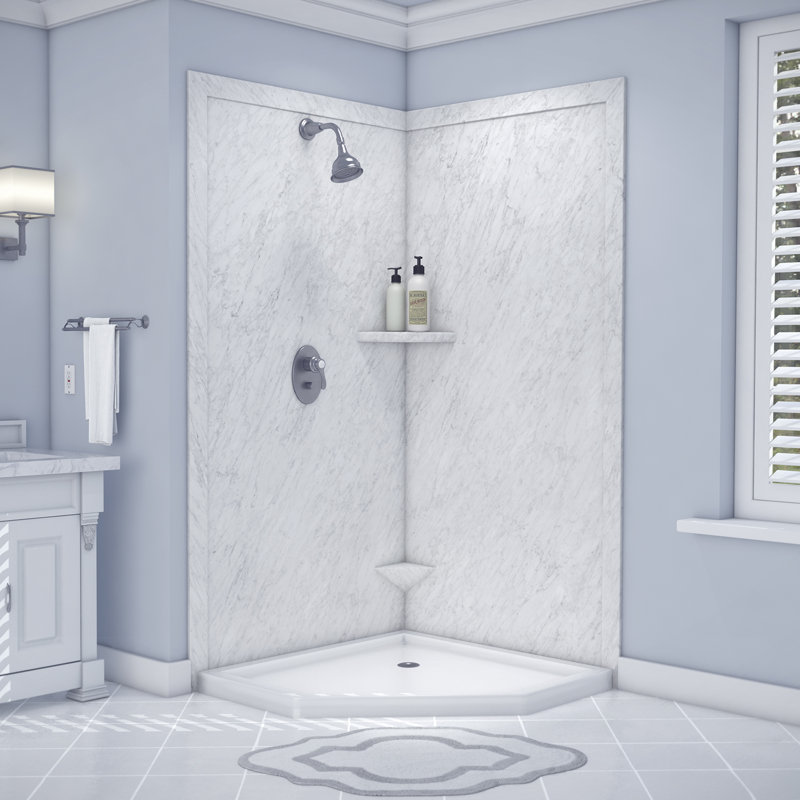 FlexStone 10" Shave Shelf in Frost, Frost