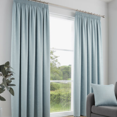Galaxy Polyester Room Darkening Curtain Pair