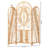Nadra 57.1 " W x 68.5 " H 3 - Panel Bamboo / Rattan Folding Room Divider