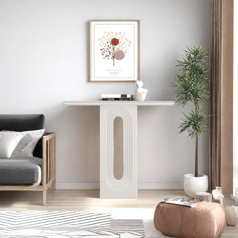 Yanell, 35.43" H x 31.5" W x 11.81" D, White