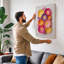 Vibrant Gerbera Cluster Botanical - Wrapped Canvas-1858937106-1858937117
