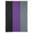 Noir / mauve / gris ardoise