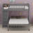 Versatile Bunk Bed with Integrated Drawers, Movable Shelves, and Wheeled Lower Frame-1180102167