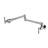 Folding Pot Filler Faucet For Kitchen, Wall Mounted, 360 Swivel, Brass, , Double Handle Design Precise And Efficient Water Supply, To Control Flow,-1625517768