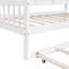 Lit en bois avec couchette, lit pour enfant avec tablette-1040147706