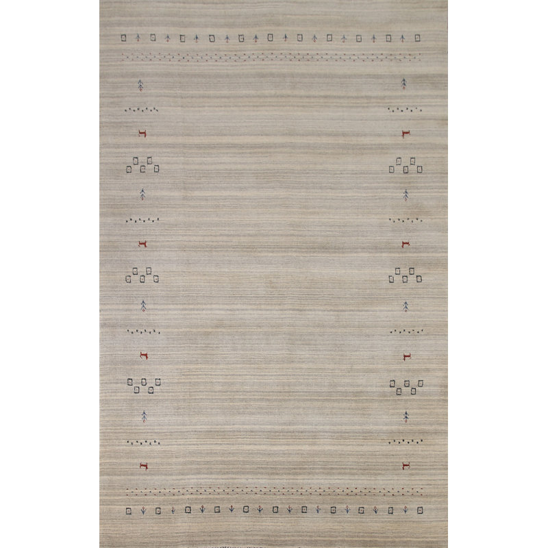 Tapis oriental fait à la main Gabbeh 6 x 10