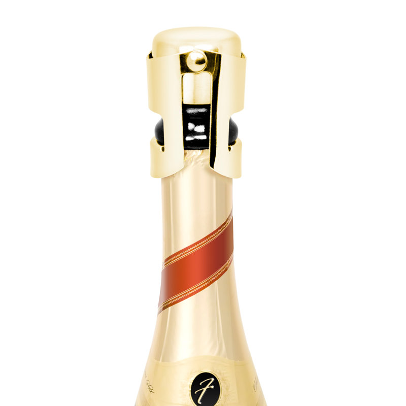 Stainless Steel Bottle Stopper, Brass
