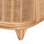 Armoire de rangement bohémienne en rotin naturel