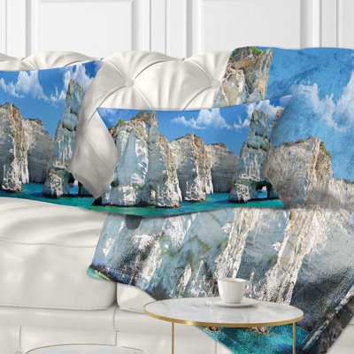 Greek Holidays - Landscape Printed Pillow