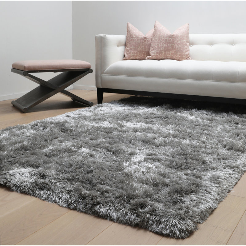 Mabton Hand Loomed Indoor Rug, Rectangle 5' x 8'