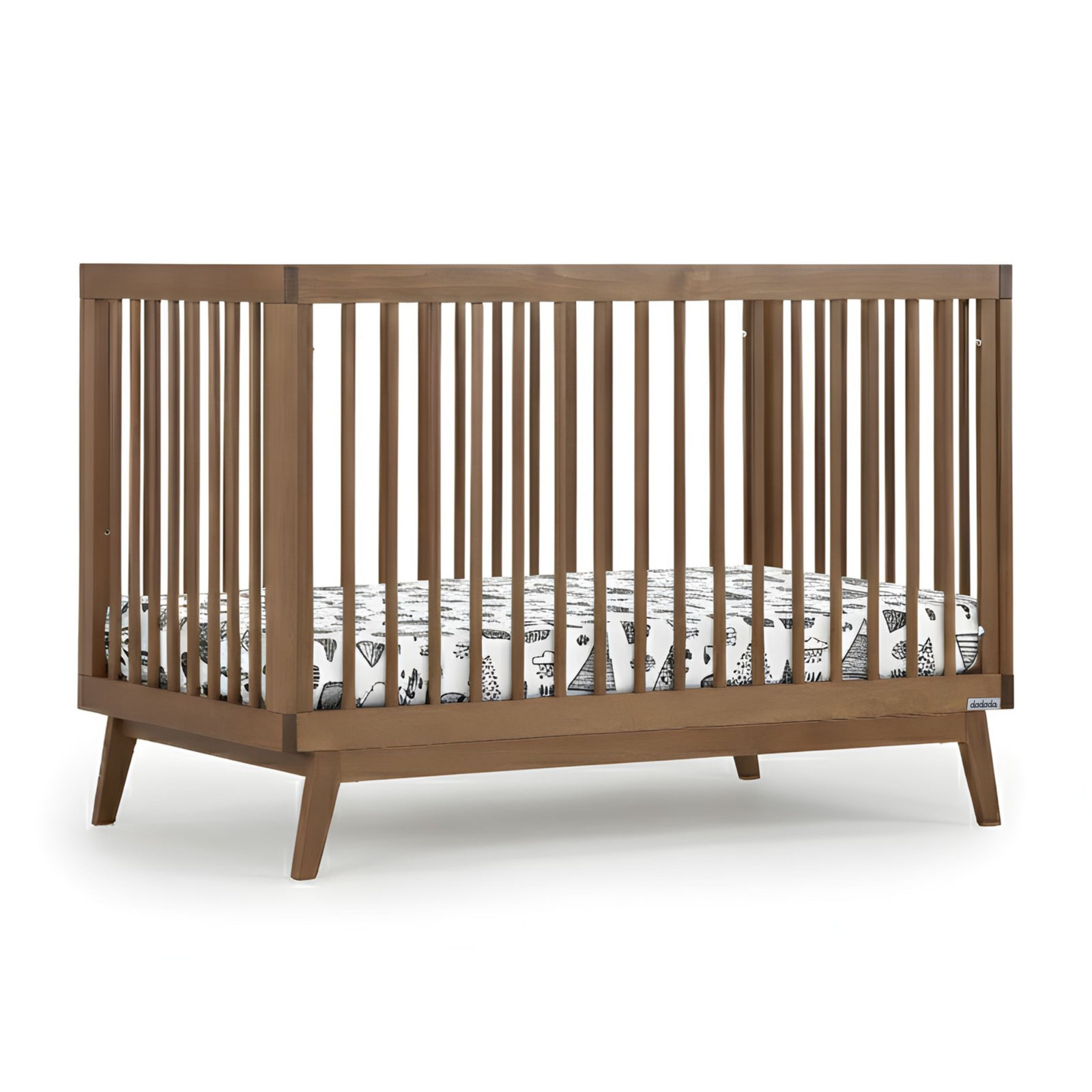 GreenGuard Certified 3-in-1 Convertible Crib, Walnut
