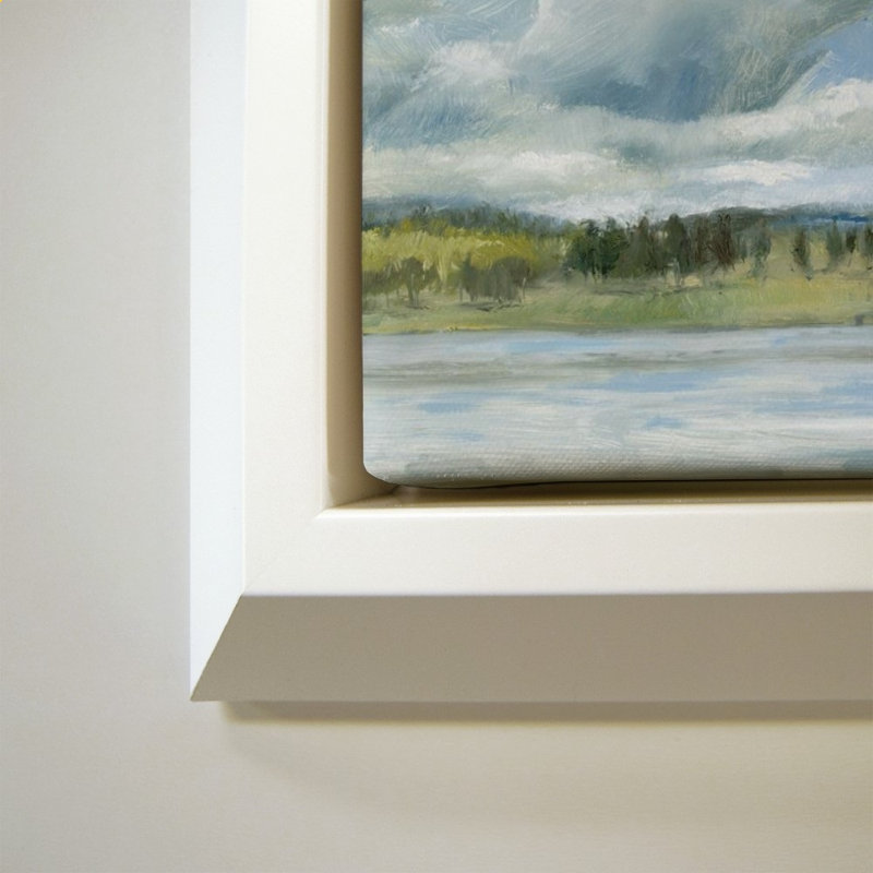 "Interior Lake I" par James Wiens - Impression sur toile, 24" H x 24" W, White