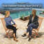Chaise de patio pliante teck Sadie