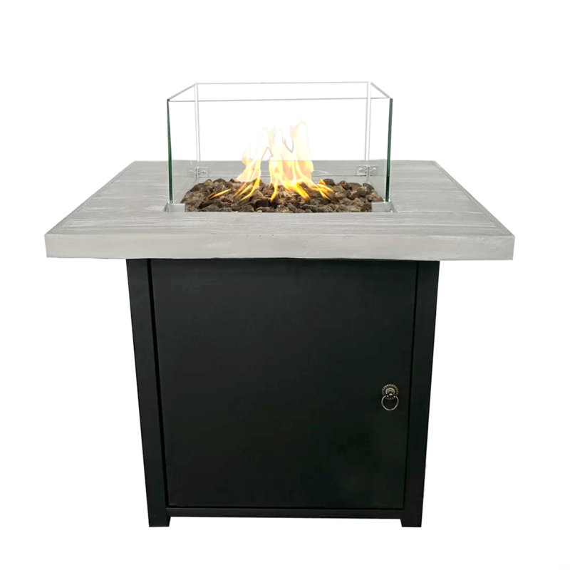 Fibre Reinforced Concrete Propane Fire Pit Table
