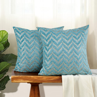 Chevron Square Throw Pillow Cover