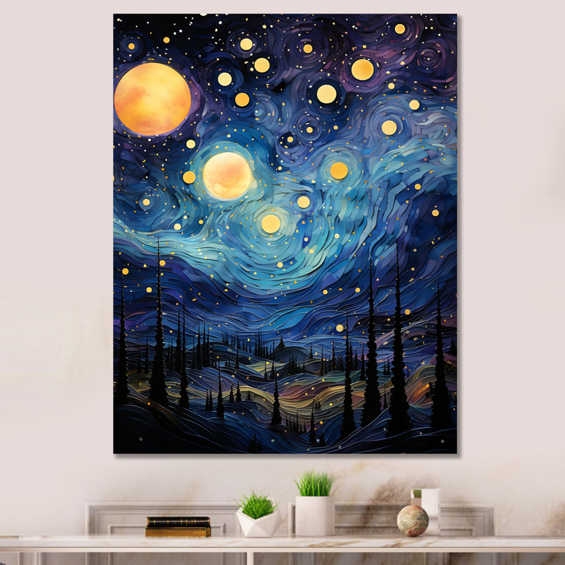 Étoiles Tanaquil Stellar Serenity II - imprimé, Toile tendue, H 20 po x l 12 po x P 1 po