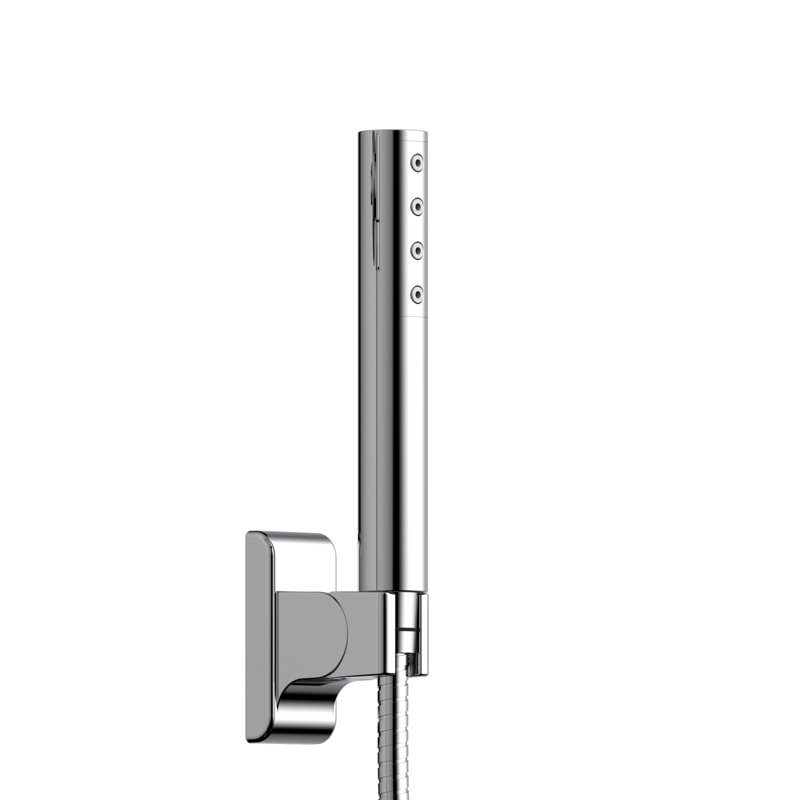 Atlantis 10-in Rain Showerhead Shower System with 5-Body Jets and Handshower , Chrome, 2.5 GPM