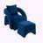 Velours bleu marine est en rupture de stock