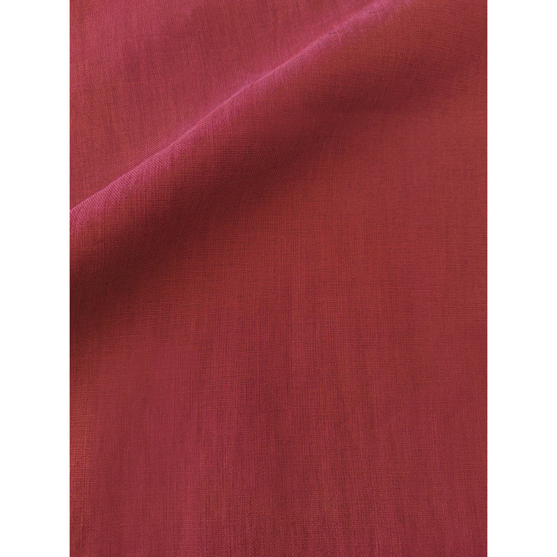 So Soft Red Linen 14x20 Down Alternative Throw Pillow
