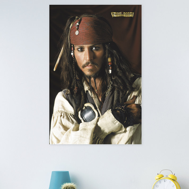 « pirates de the caraïbes-depp », impression sur papier