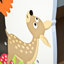 Enchanted Woodland 106.05cm H X 58.42cm W Solid Wood Kids Bookcase