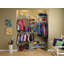 Adjustable ShelfTrack Wardrobe or Utility Clothes Rail System Heavy Duty White Wire Shelving Kit