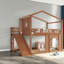 Lits doubles multifonctionnels avec rangement, loft en bois aggloméré pour la maison