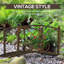 Pont en métal en métal 3,3 pieds par - pour un jardin élégant, brun