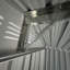 Structure d'extérieur en alliage d'aluminium gris foncé de 5 pi x 3 pi avec base de rangement