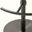 Chaise d'appoint cristal-crème noire (ensemble de 2)