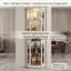Vitrine d'angle éclairée en chêne blanc-1834794639