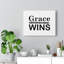 Grace Wins - Wrapped Canvas Print-1557222152