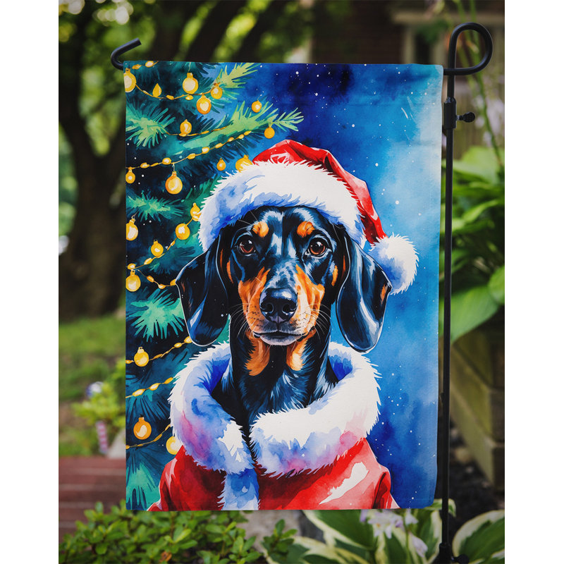 Drapeau de jardin Doberman Pinscher, Teckel