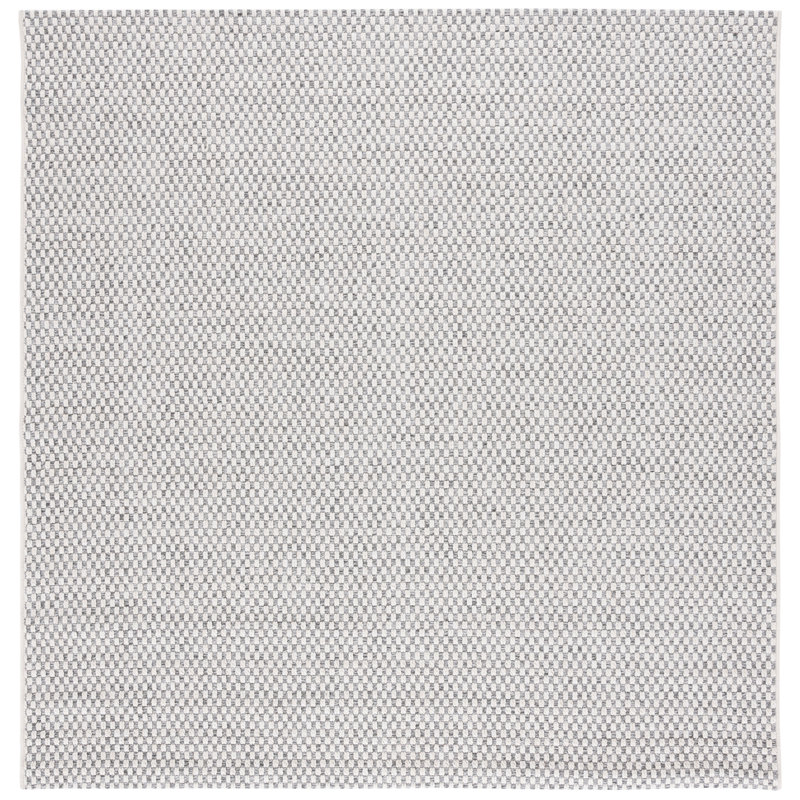 Tapis d'intérieur / extérieur de couleur unie Sisal, Carré 6 pi 7 po