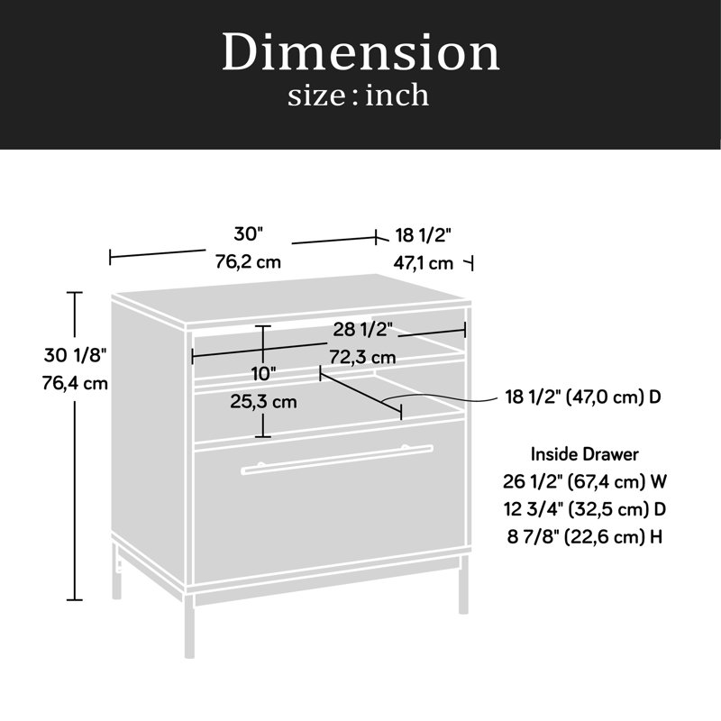 Lateral File With Modern Design