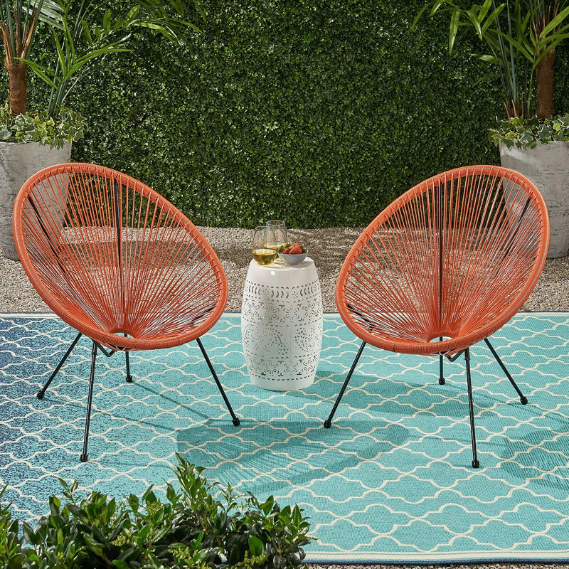 Chaise (ensemble de 2) - Orange, Orange