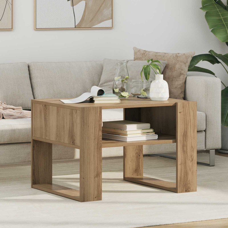 Coffee Table with Storage, 45cm. H x 66cm. L x 53cm. W, Artisan Oak