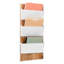 Organisateur de dossiers mural à 3 niveaux Mind Reader, support vertical en bois et métal pour courrier, magazines et documents, métal, bois, blanc-119548306