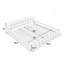 Grand lit plateforme en chenille-116843397