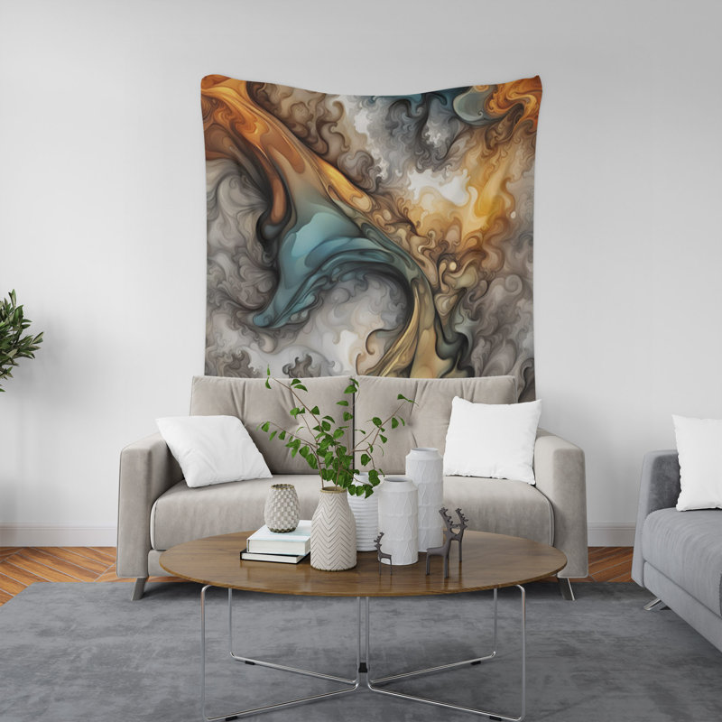 Tapisserie murale, H 80 po x l 68 po x P 0,8 po