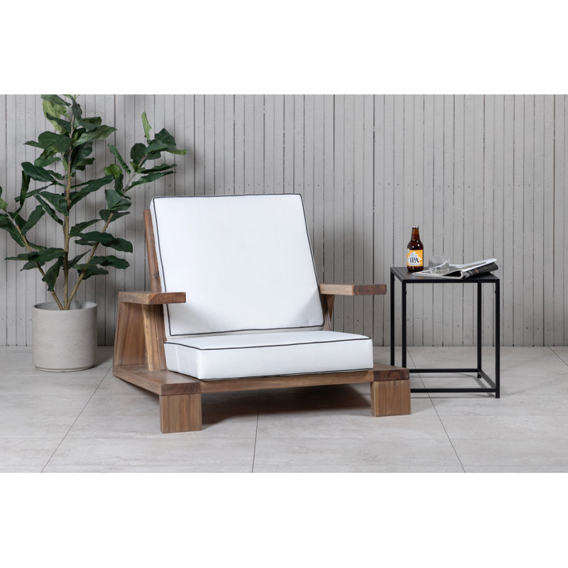 Biskra Patio Dining Armchair with Cushion