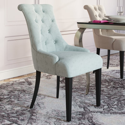 Bowie Tufted Cotton Upholstered Side Chair