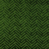 Vienna - Geometric Arrow Pattern Burut Velvet Fabric By The Yard