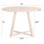 Ensemble de salle à manger 5 pièces, table à manger à tréteaux et 4 chaises élégantes-494967174