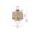 Dusin Semi Flush Mount-61751749-61751750-61869715