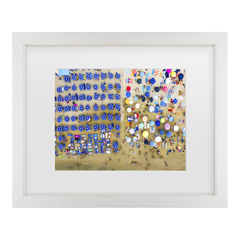 «Davide Lopresti Summer Time Matted», art encadré, H 18 po x l 22 po, Blanc