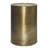 Corbin 17"W Metal Industrial End Table with Hammered Texture, Assembled-412141418