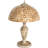 24" High Mosaic Dome Table Lamp
